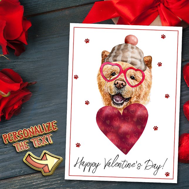 Chow Chow Dog Lover Valentine Gift Holiday (Creator Uploaded)