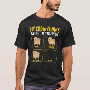 chow chow dog mom dad training guide dogs T-Shirt