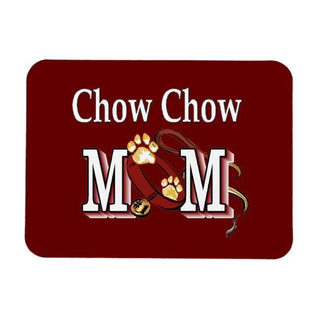 Chow Chow Dog Mum Magnet (Horizontal)
