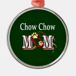 Chow Chow Dog Mum Metal Tree Decoration