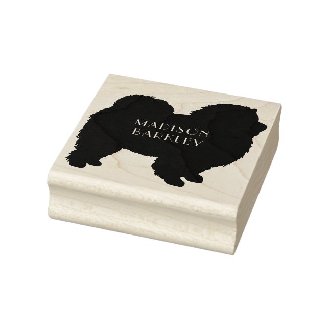 Chow Chow Dog Puppy Rubber Stamp (Stamp)