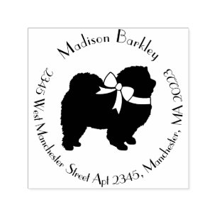 Chow Chow Dog Puppy Self-inking Stamp