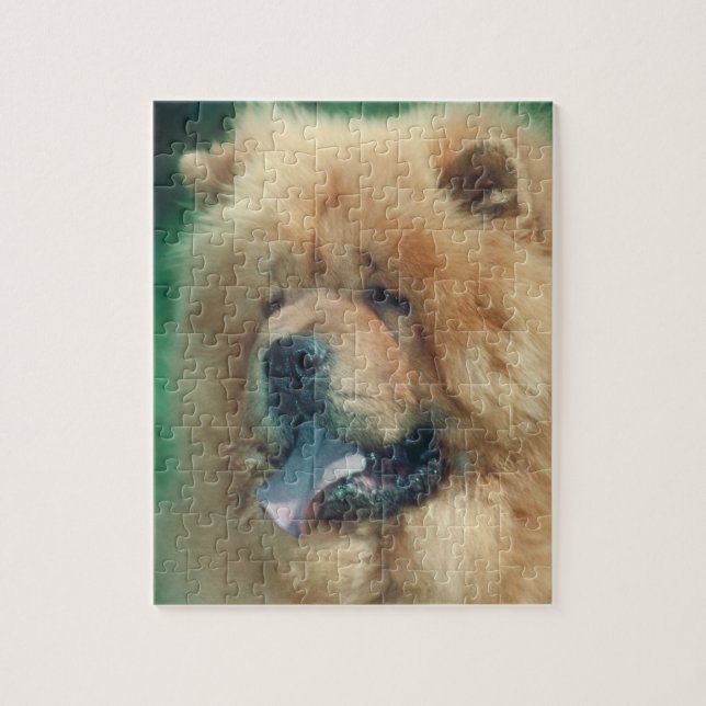 Chow Chow Dog Puzzle (Vertical)