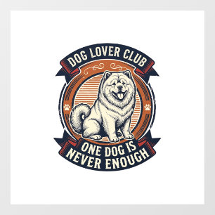 Chow Chow Dog Shirt One Dog Is Never Enough Retro 