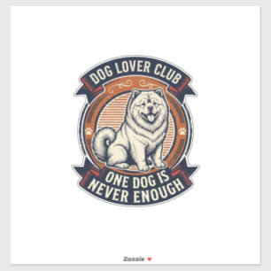 Chow Chow Dog Shirt One Dog Is Never Enough Retro