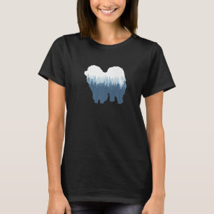 Chow Chow Dog Silhouette Outdoor Nature   T-Shirt
