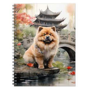 Chow Chow Exploring a Chinese Garden Notebook