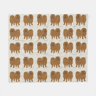 Chow Chow Fleece Blanket