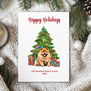 Chow Chow Holiday Card