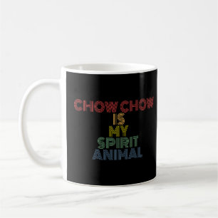 Chow Chow Is My Spirit Animal retro 70s vintage Coffee Mug