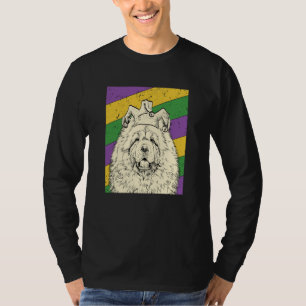 Chow Chow Jester Mardi Gras Dog Mom or Dad T-Shirt