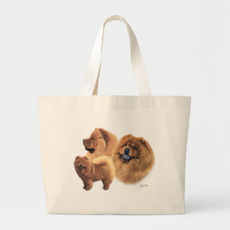 Chow Chow Large Tote Bag