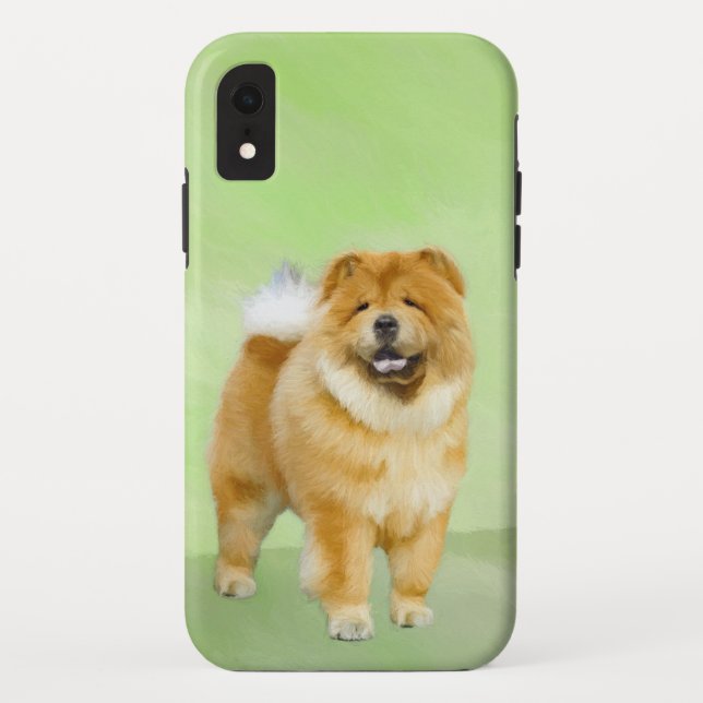 Chow Chow Painting - Cute Original Dog Art Case-Mate iPhone Case (Back)