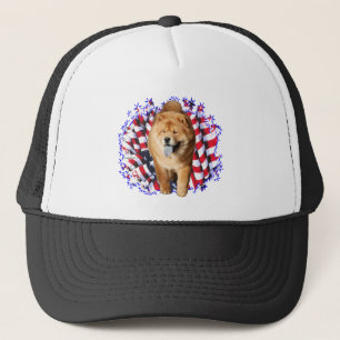 Chow Chow Patriot Trucker Hat