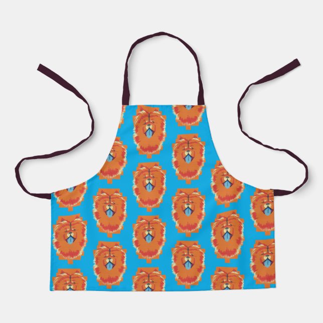 Chow Chow Pattern Apron (Front)