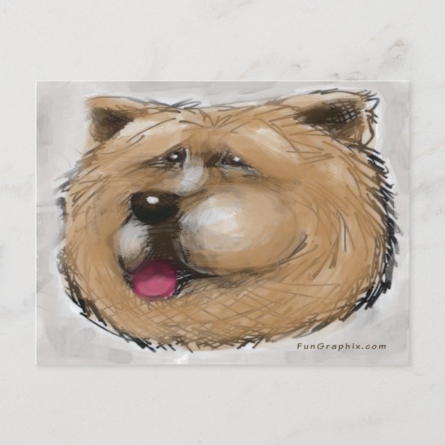 Chow Chow Postcard (Front)