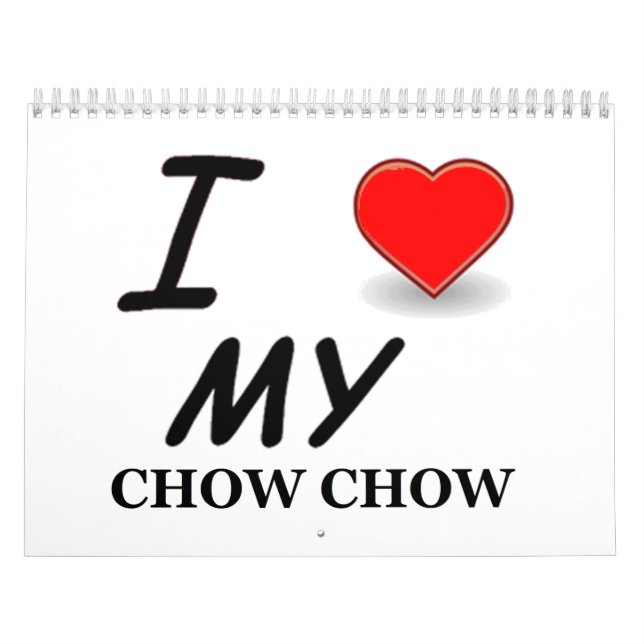 chow chow Printed Calendar (Cover)