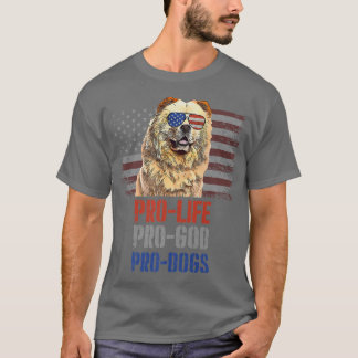 Chow Chow Pro Life Pro God Pro Dogs Premium  T-Shirt