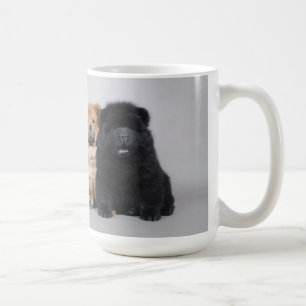 Chow chow puppies coffee mug