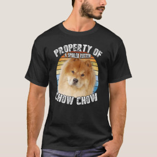 Chow Chow Red Retro Property Of T-Shirt
