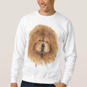 chow chow red  sweatshirt
