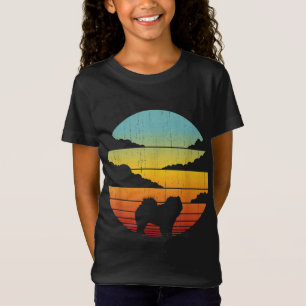 Chow Chow Retro Vintage 60s 70s Sunset Dog Lovers  T-Shirt