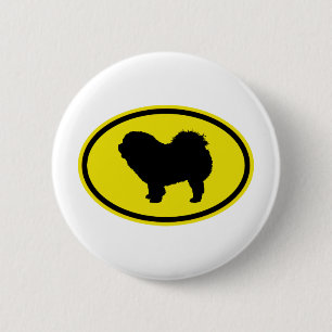 Chow Chow Rough-Coat 6 Cm Round Badge