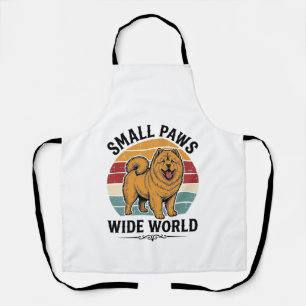 Chow Chow Shirt Small Paws Wide World Vintage Dog Apron