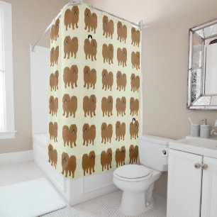 Chow Chow Shower Curtain