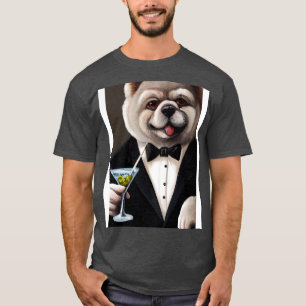 Chow Chow Suit Martini 1 T-Shirt