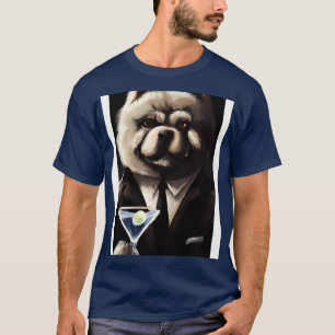 Chow Chow Suit Martini 2 T-Shirt