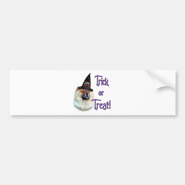 Chow Chow Trick Bumper Sticker (Front)