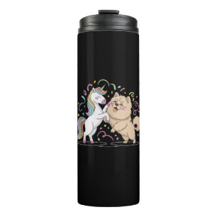 Chow Chow With A Unicorn Chow Chows Dog Tank Top Thermal Tumbler