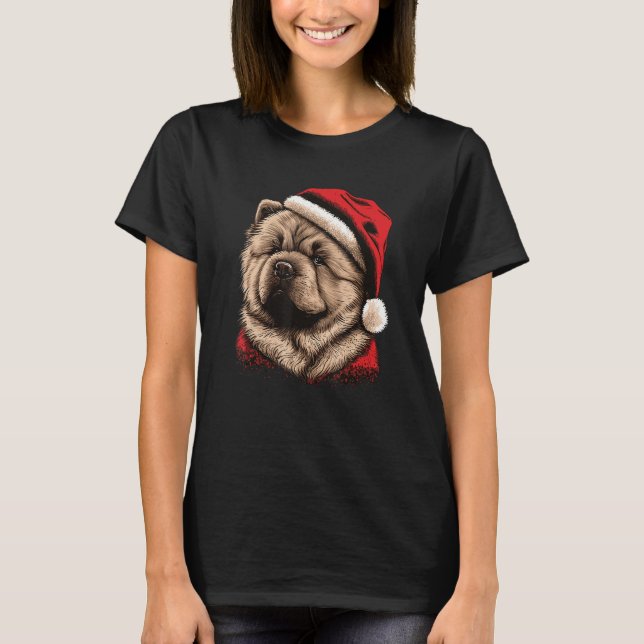 Chow Chow xmas T-Shirt (Front)