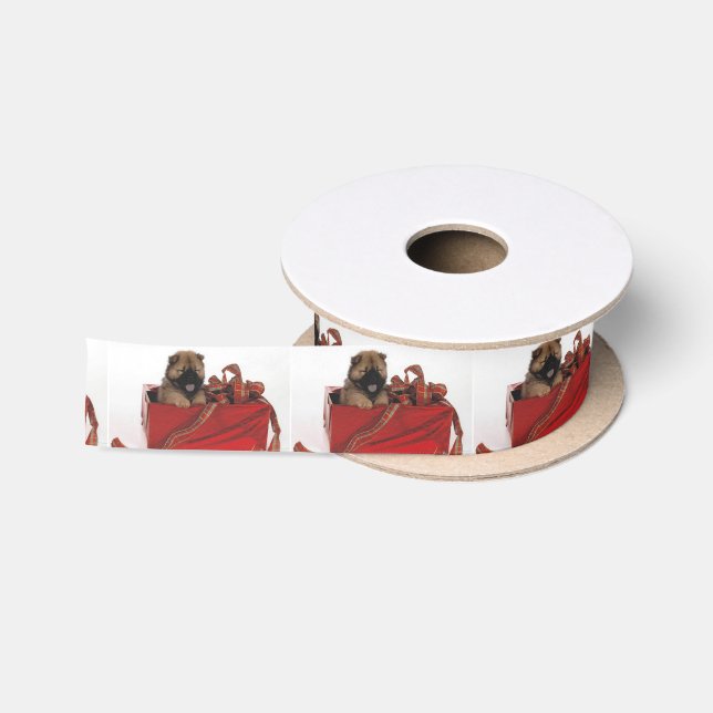 Chow Christmas and Bows Satin Ribbon (Spool)