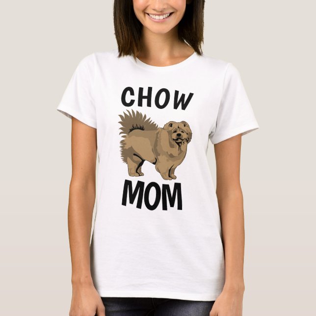CHOW MOM Dog T-shirts (Front)