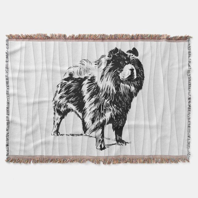 chow throw blanket (Front)