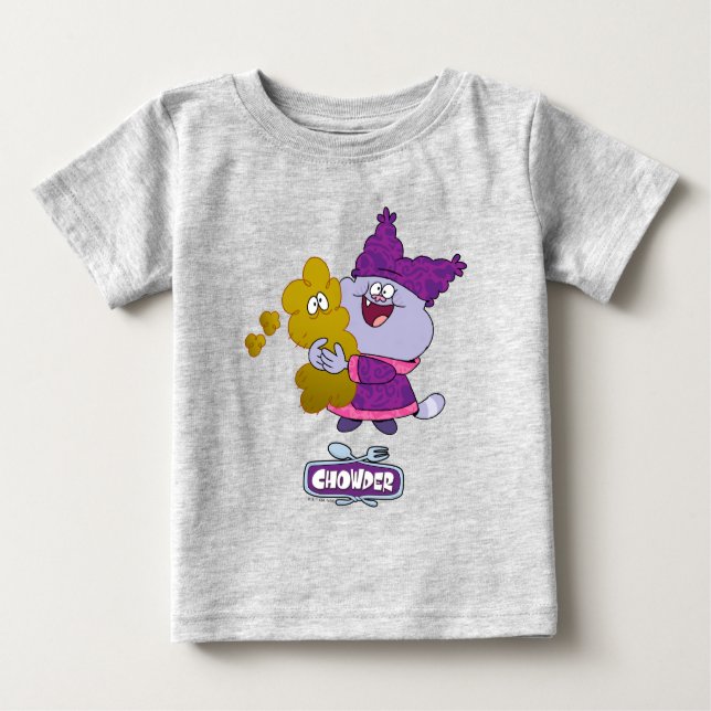 Chowder and Kimchi Baby T-Shirt (Front)