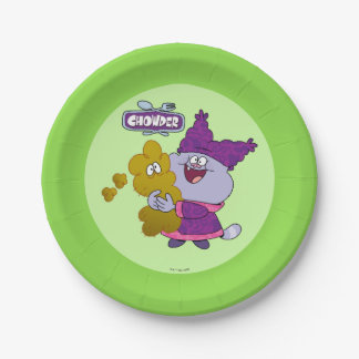 Chowder and Kimchi Paper Plate