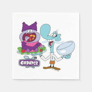 Chowder and Mung Daal Napkin