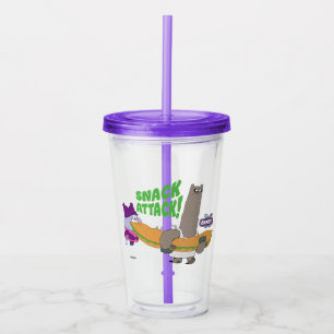 Chowder and Shnitzel Acrylic Tumbler