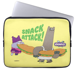Chowder and Shnitzel Laptop Sleeve
