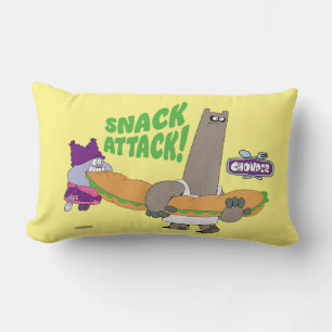 Chowder and Shnitzel Lumbar Cushion