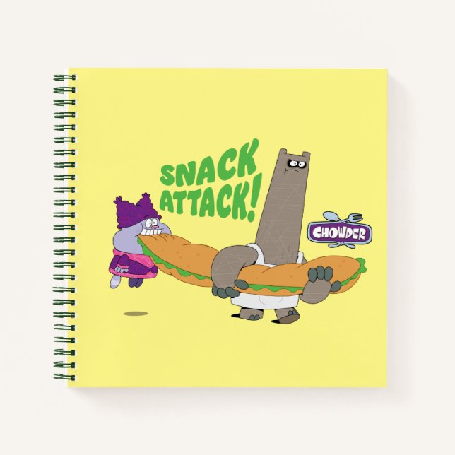 Chowder and Shnitzel Notebook (Front)