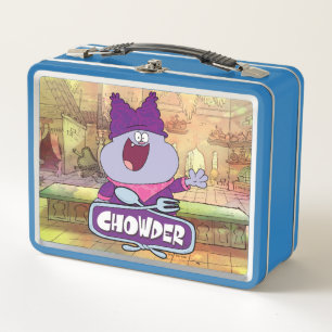 Chowder Waving Metal Lunch Box