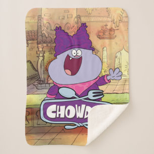 Chowder Waving Sherpa Blanket