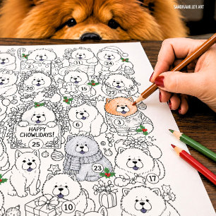 CHOWLIDAY COUNTDOWN  • Chow •Matte finish Card