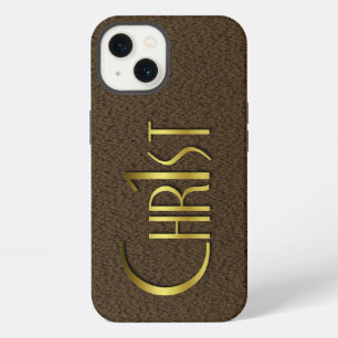 Chr1st - Brown Background iPhone 13 Case