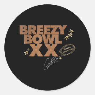 Chris Breezy Xx 2025  Classic Round Sticker