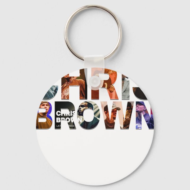 Chris Brown tex Key Ring (Front)